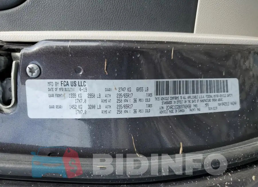 2C4RC1EG8KR702490 Photo# 13