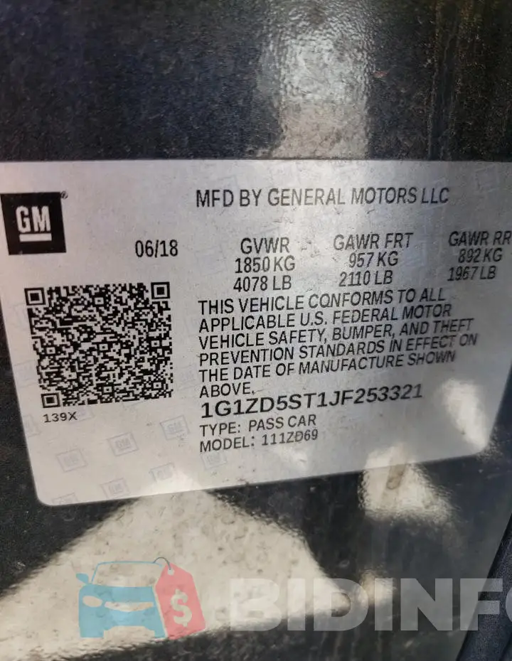1G1ZD5ST1JF253321 Photo# 12