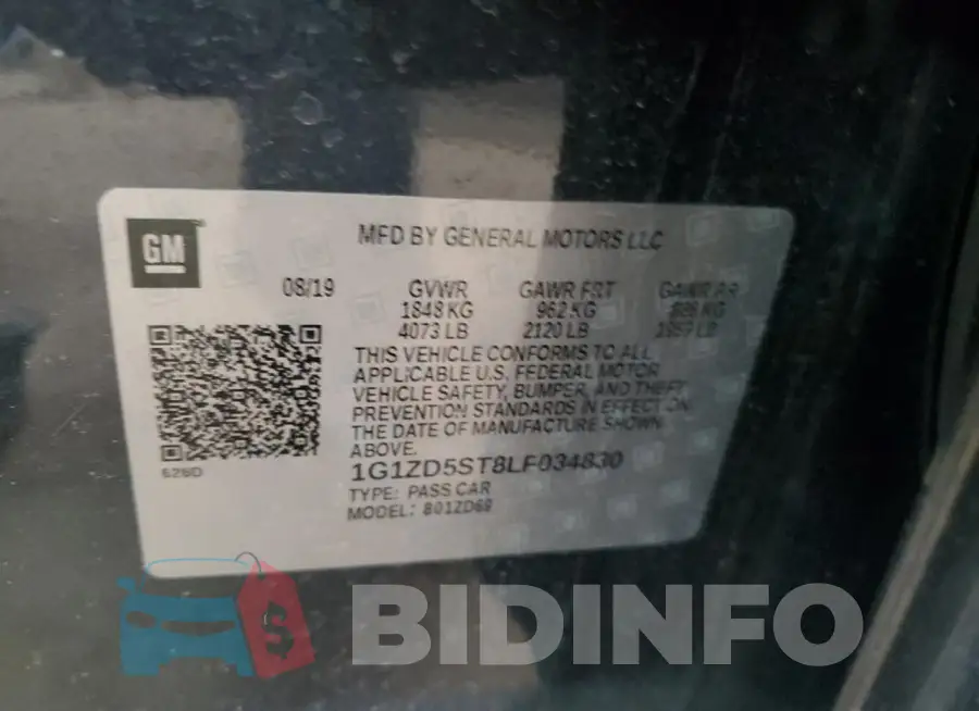 1G1ZD5ST8LF034830 Photo# 12