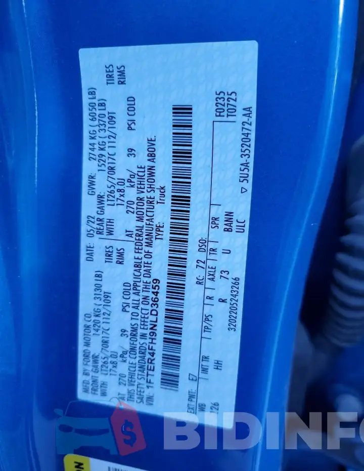 1FTER4FH9NLD36459 Photo# 12