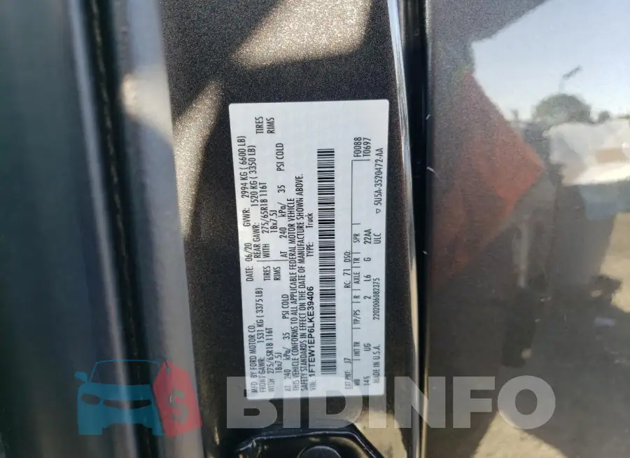 1FTEW1EP6LKE39406 Photo# 13