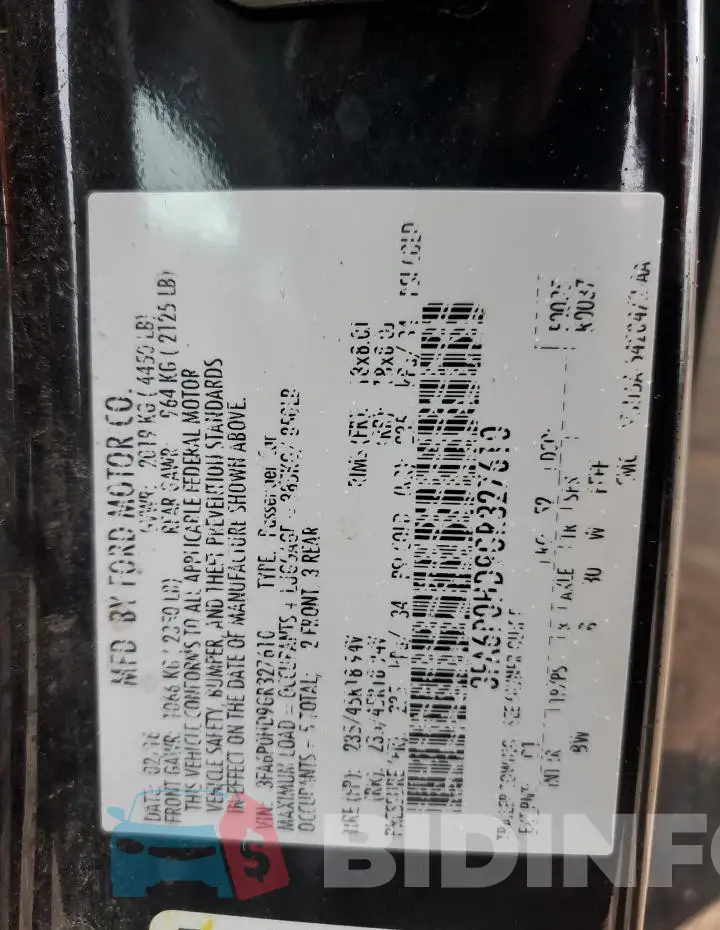 3FA6P0HD9GR327610 Photo# 12