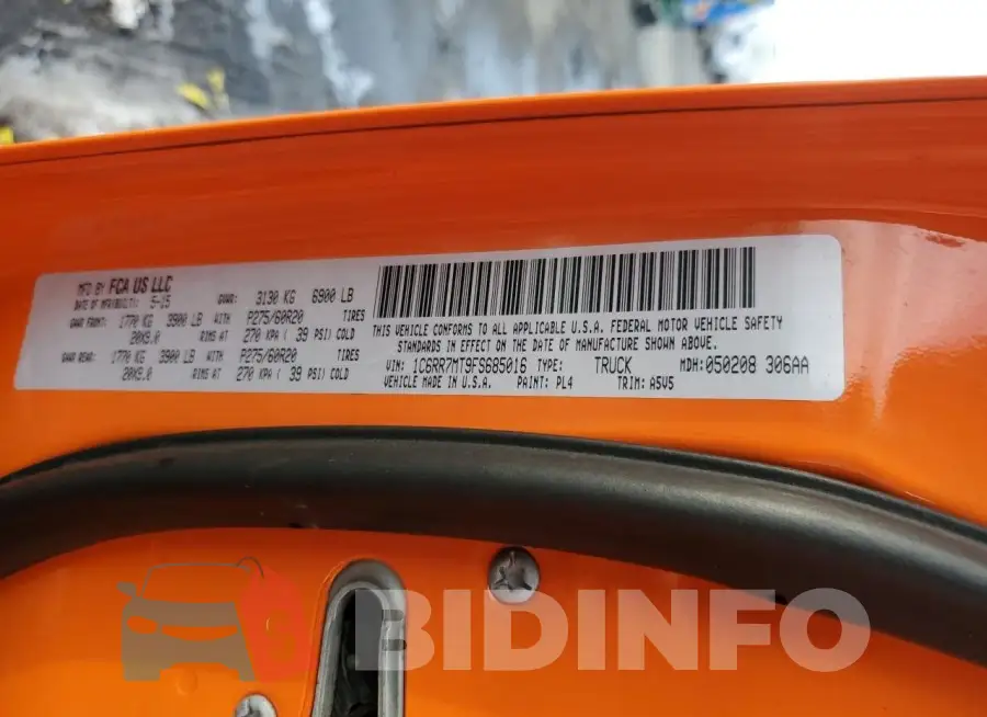 1C6RR7MT9FS685016 Photo# 13