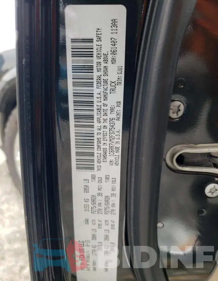 1C6RR7VM2FS754376 Photo# 14