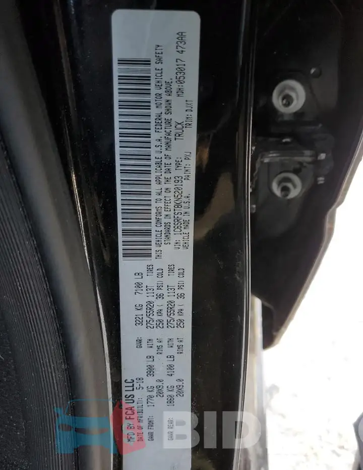 1C6SRFST8KN520193 Photo# 12