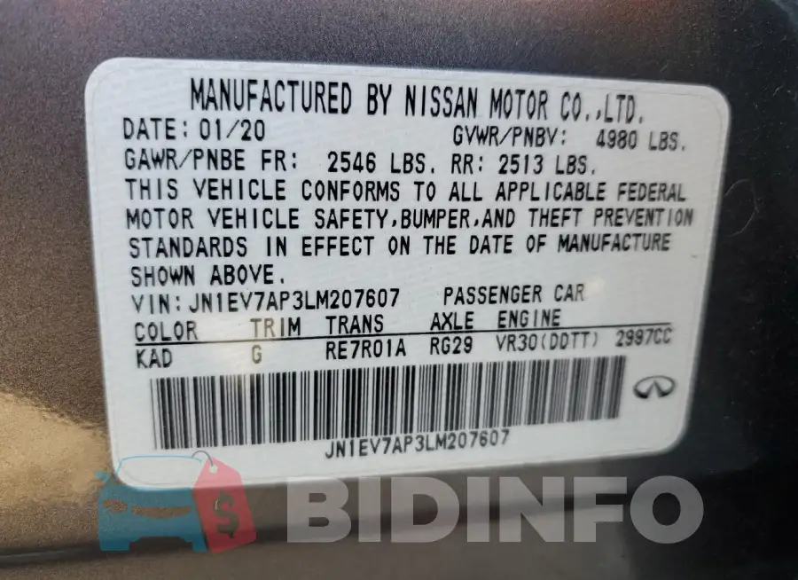 JN1EV7AP3LM207607 Photo# 12