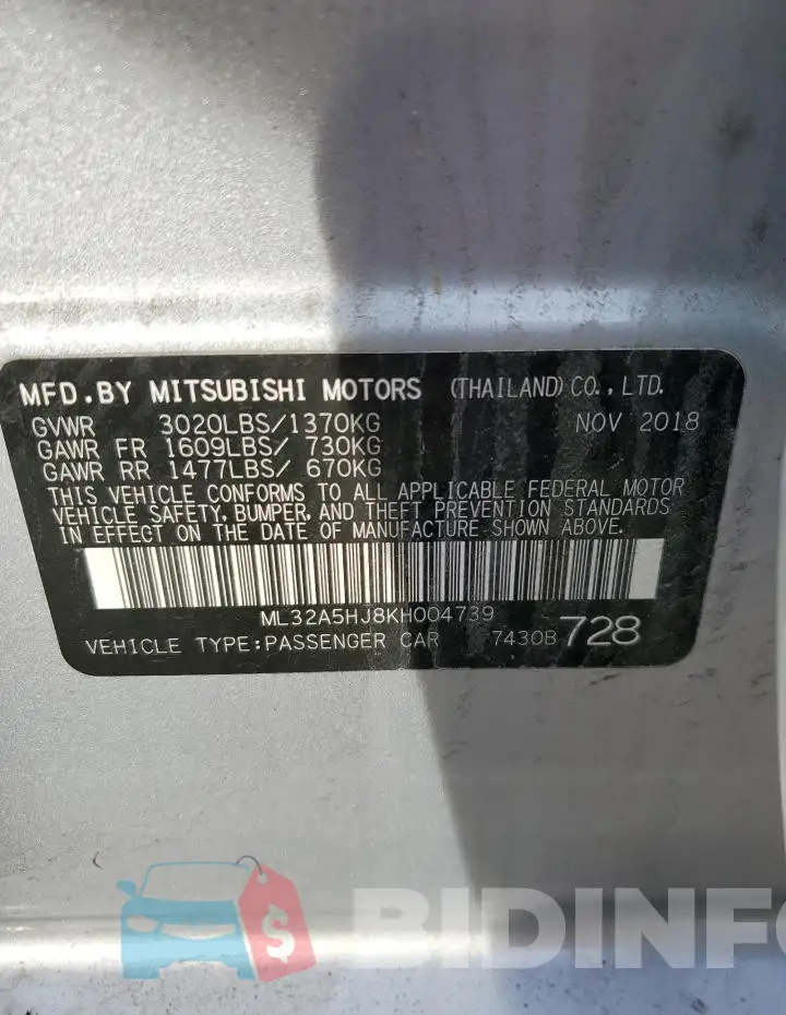 ML32A5HJ8KH004739 Photo# 12