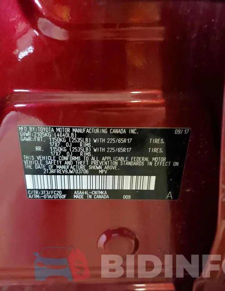 2T3RFREV9JW703706 Photo# 13