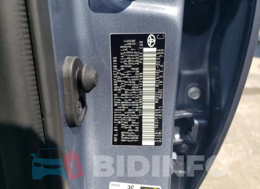 5YFB4MDE0RP142488 Photo# 12
