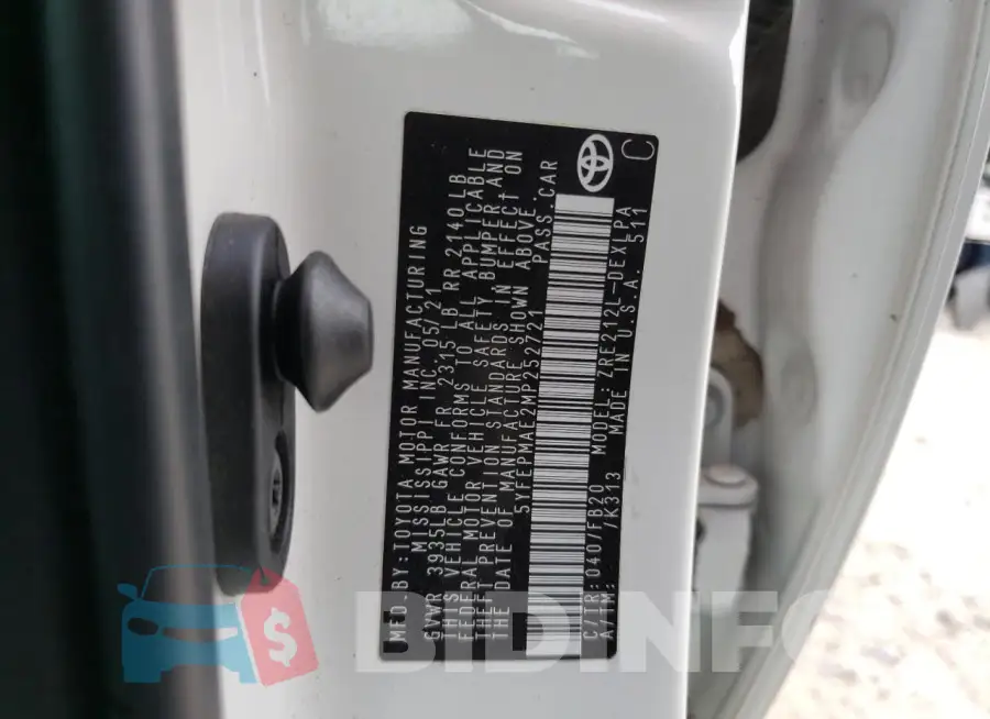 5YFEPMAE2MP252721 Photo# 13