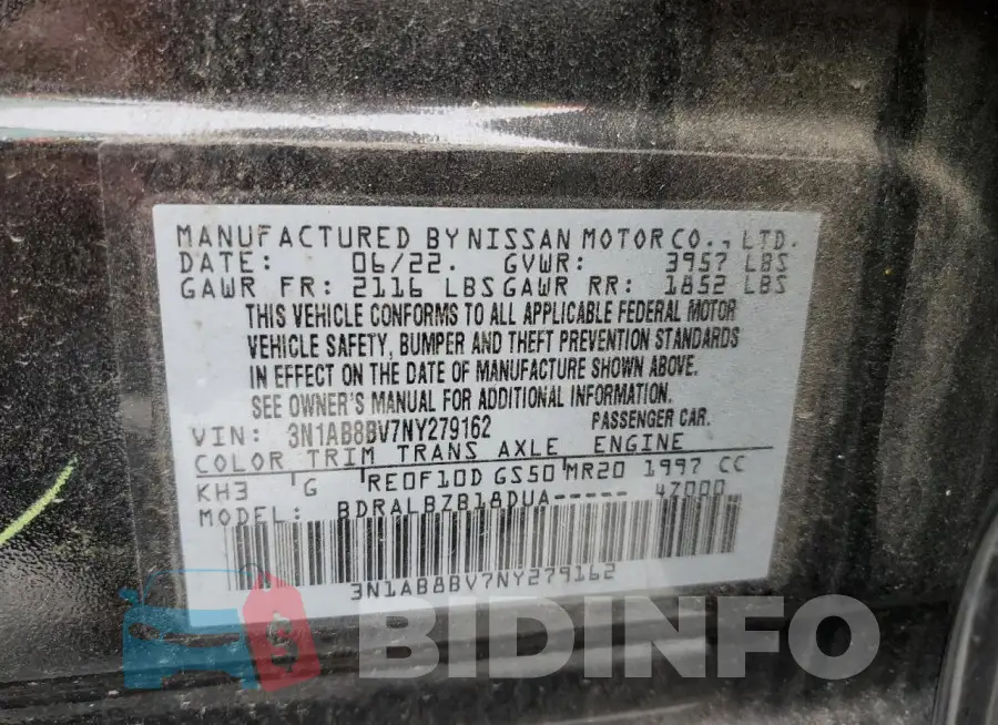 3N1AB8BV7NY279162 Photo# 12