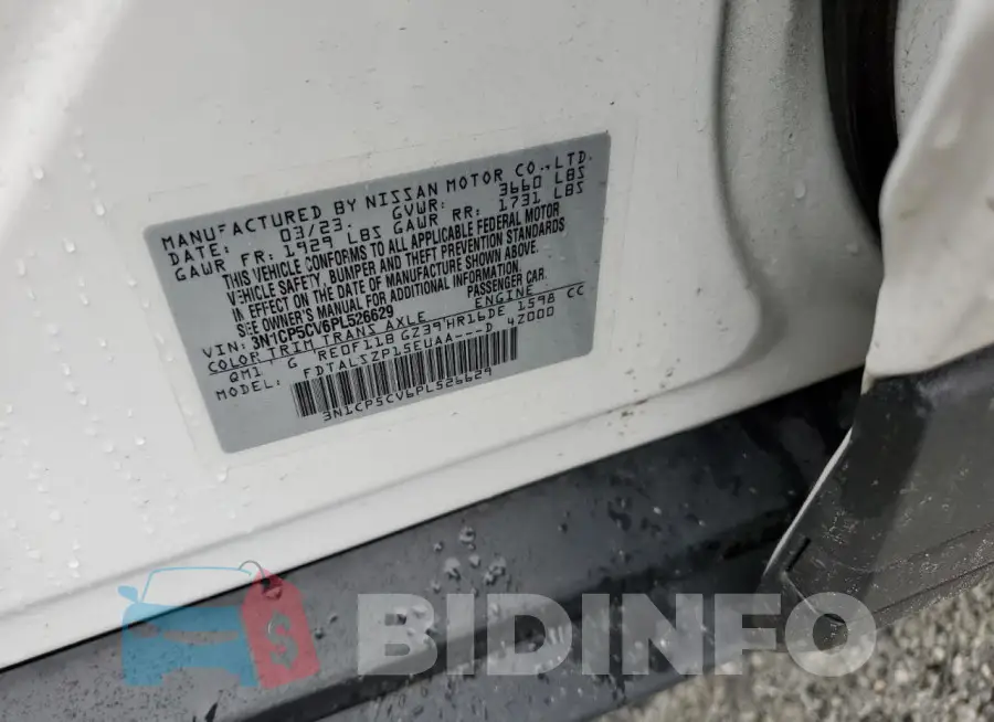 3N1CP5CV6PL526629 Photo# 13