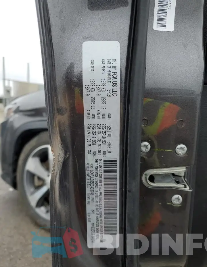 1C4PJLDB5KD433740 Photo# 12