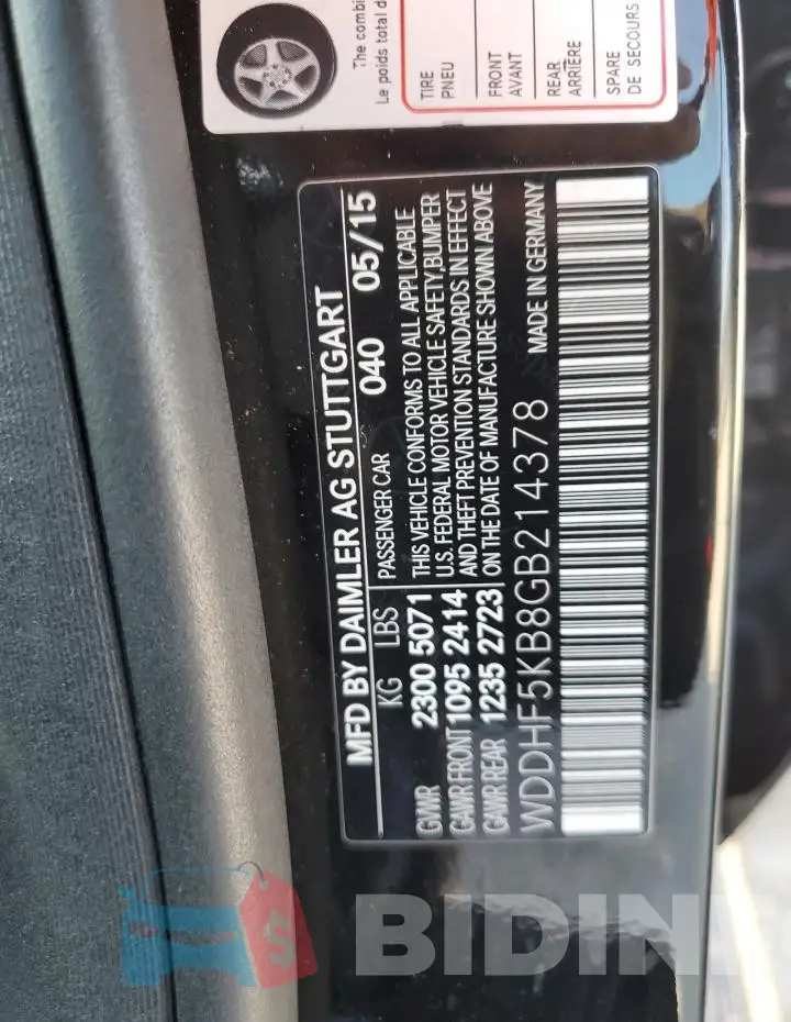 WDDHF5KB8GB214378 Photo# 12