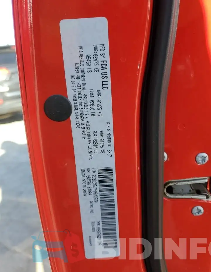 2C3CDXGJ7HH642820 Photo# 12