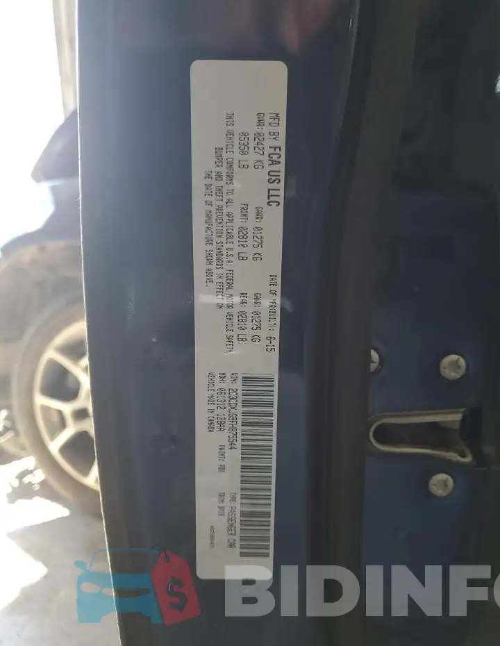 2C3CDXJG9FH875544 Photo# 13