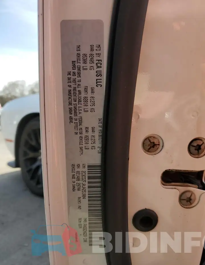 2C3CDZFJ0JH251804 Photo# 12