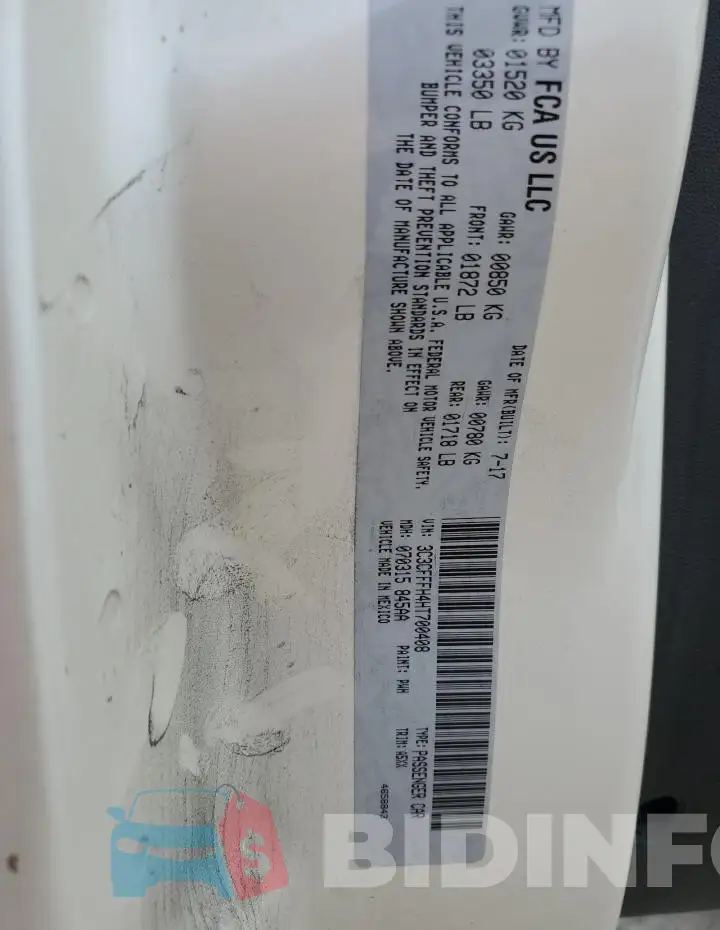 3C3CFFFH4HT700408 Photo# 13