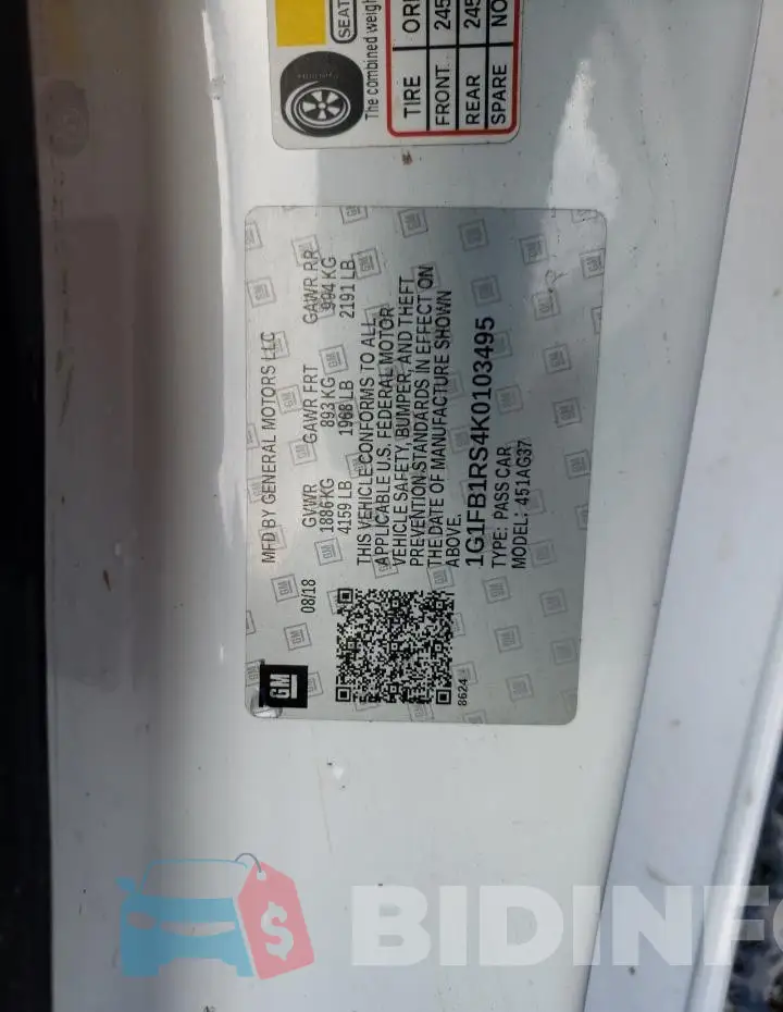 1G1FB1RS4K0103495 Photo# 12