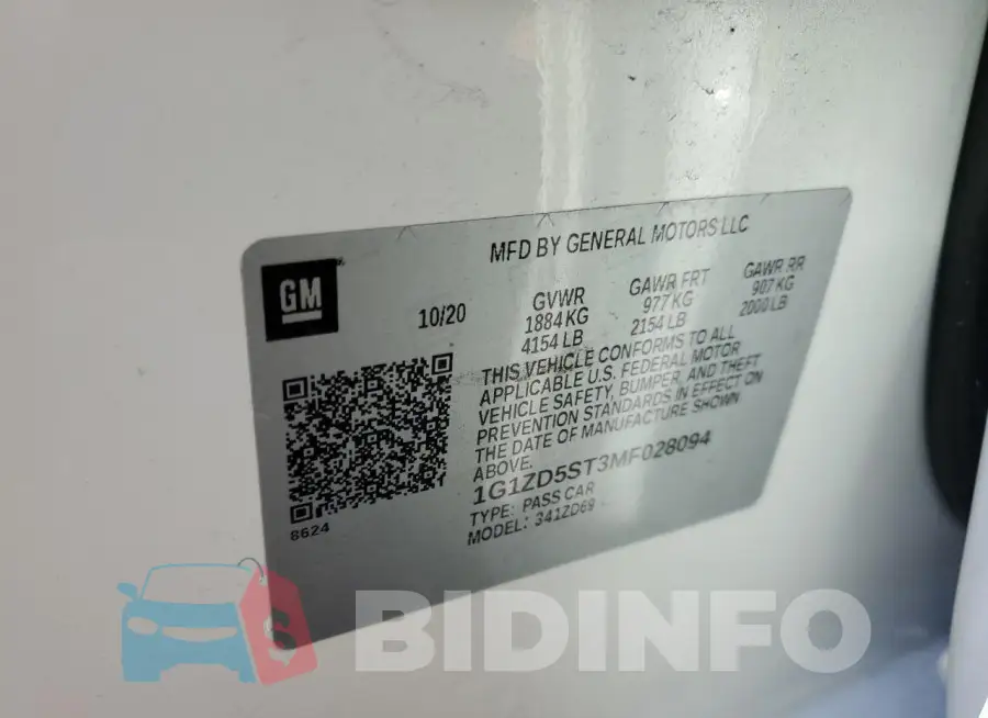 1G1ZD5ST3MF028094 Photo# 12