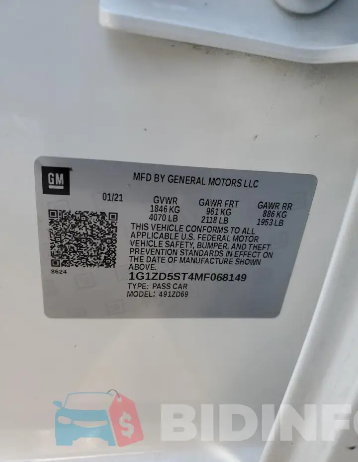 1G1ZD5ST4MF068149 Photo# 12