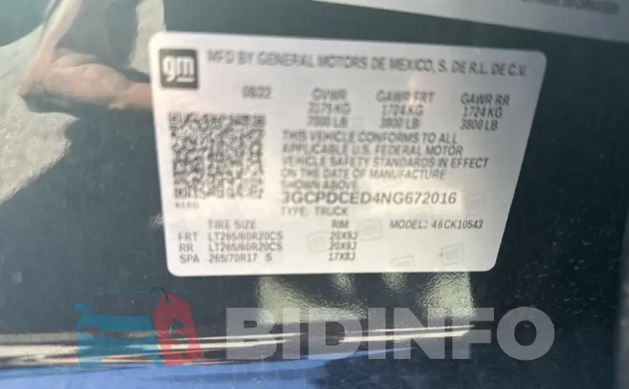 3GCPDCED4NG672016 Photo# 10