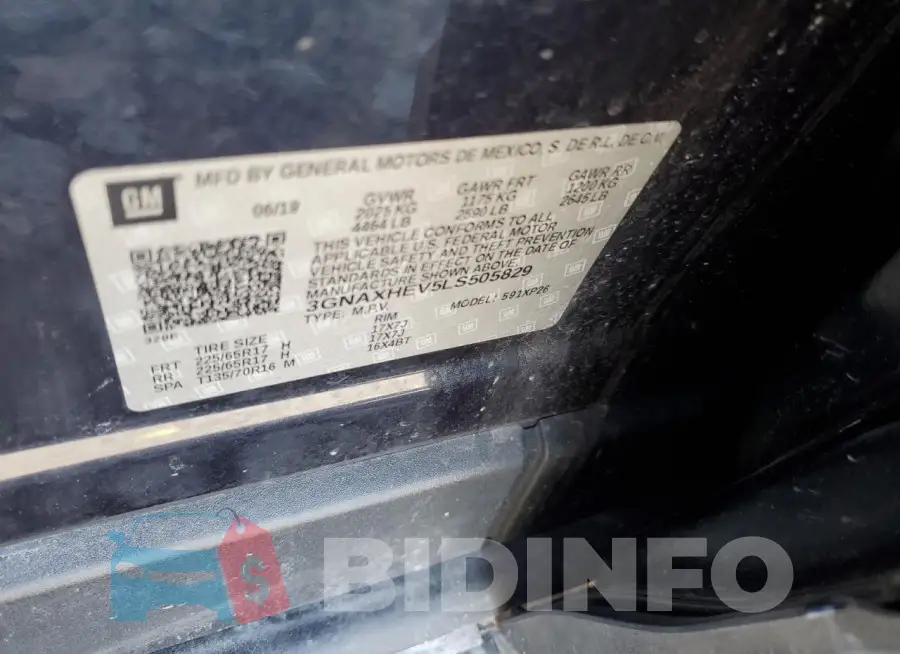 3GNAXHEV5LS505829 Photo# 12