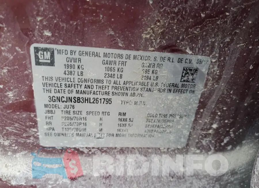 3GNCJNSB3HL261795 Photo# 13