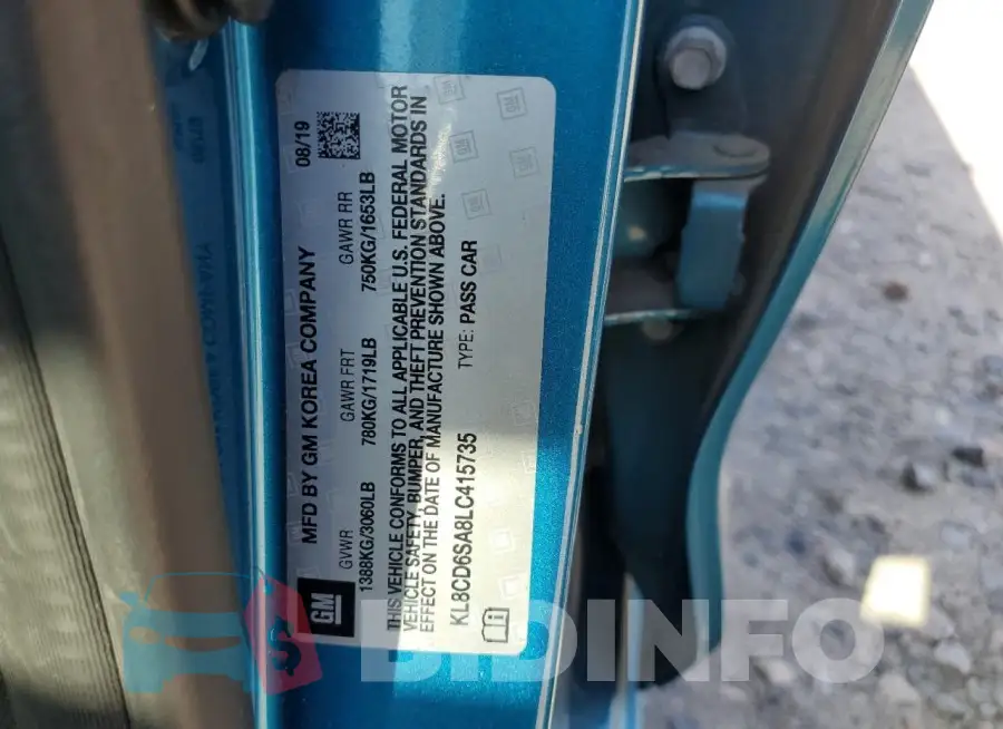 KL8CD6SA8LC415735 Photo# 12