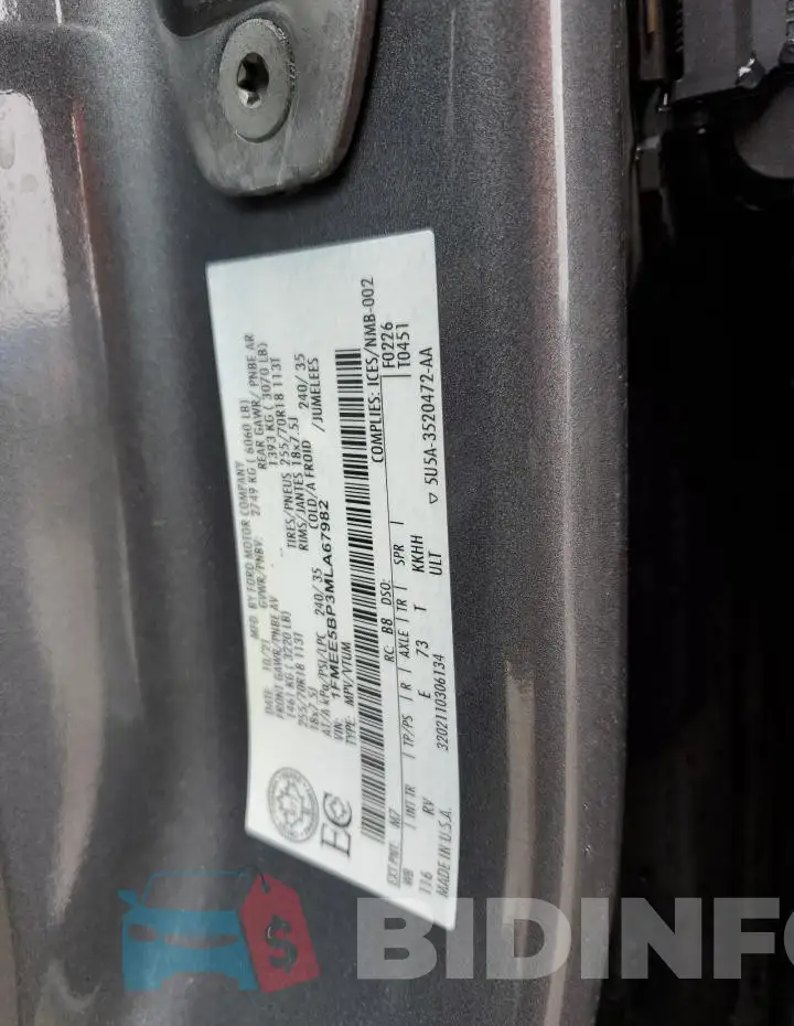 1FMEE5BP3MLA67982 Photo# 13