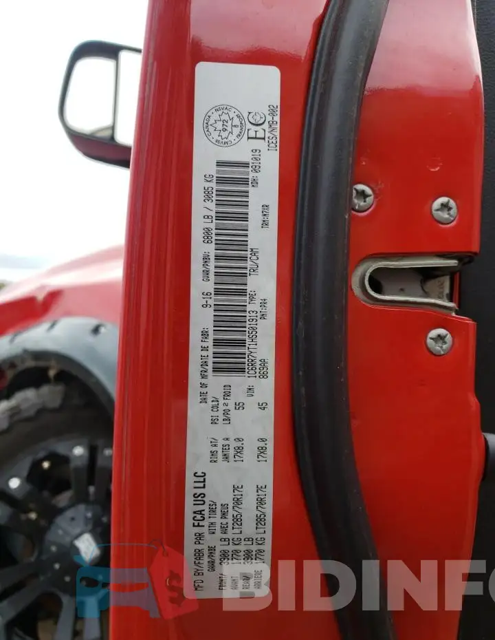 1C6RR7YT1HS501913 Photo# 12
