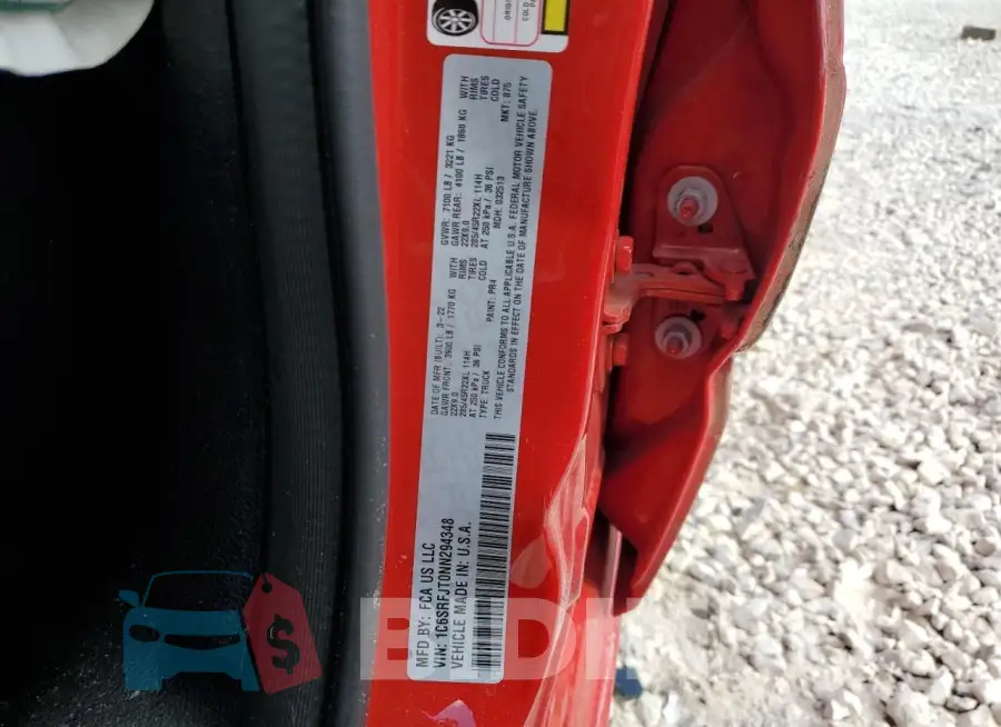 1C6SRFJT0NN294348 Photo# 13