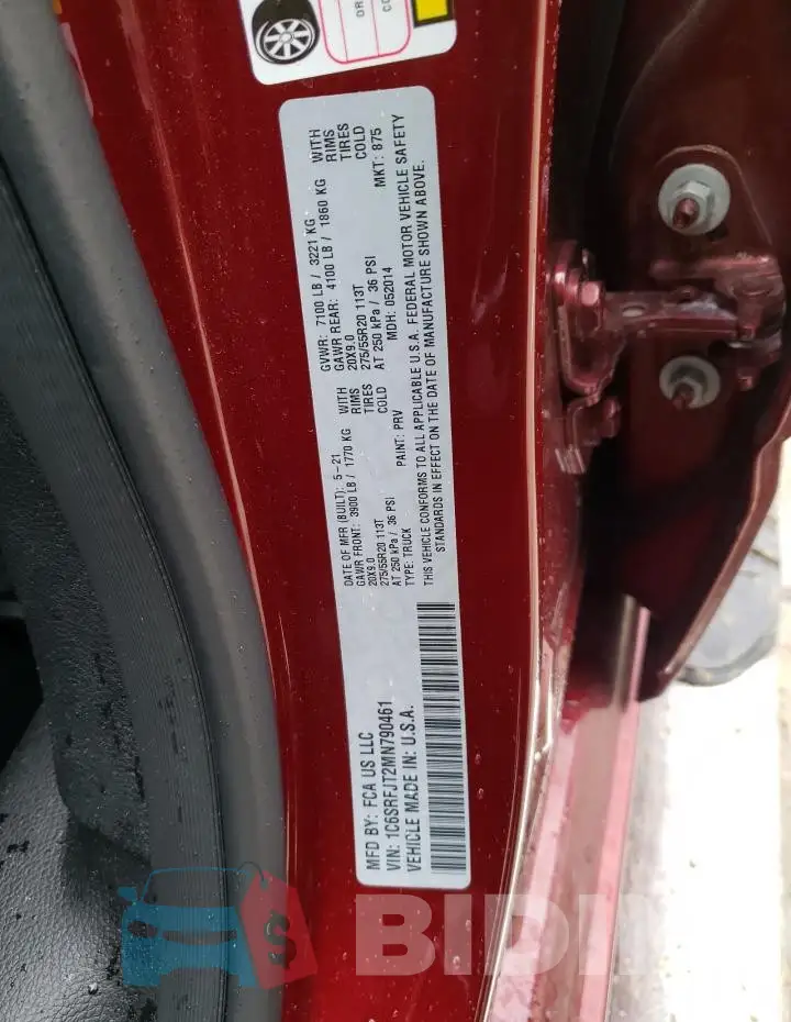 1C6SRFJT2MN790461 Photo# 12
