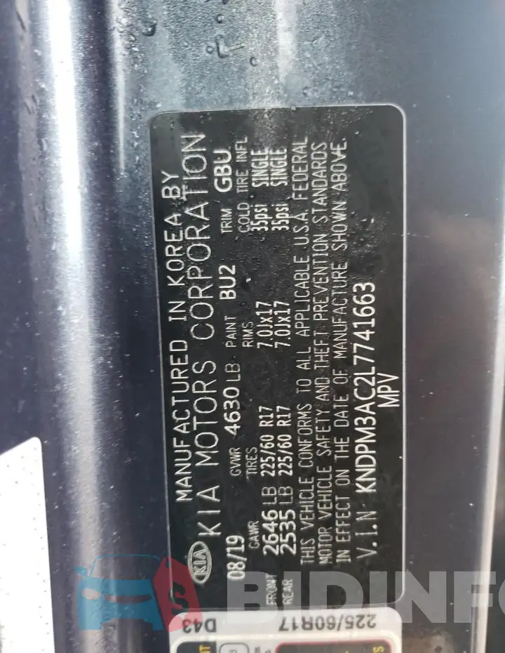 KNDPM3AC2L7741663 Photo# 12