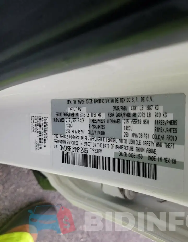 3MVDMBBL6MM312785 Photo# 12