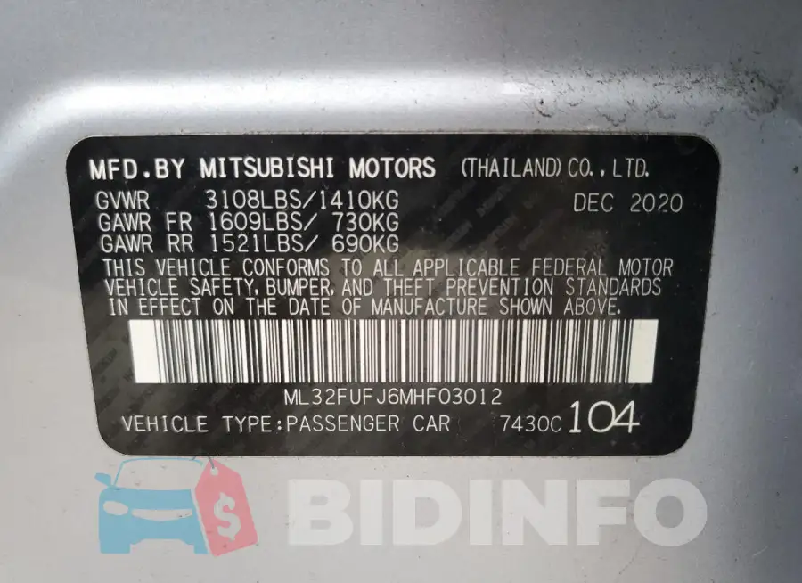 ML32FUFJ6MHF03012 Photo# 12