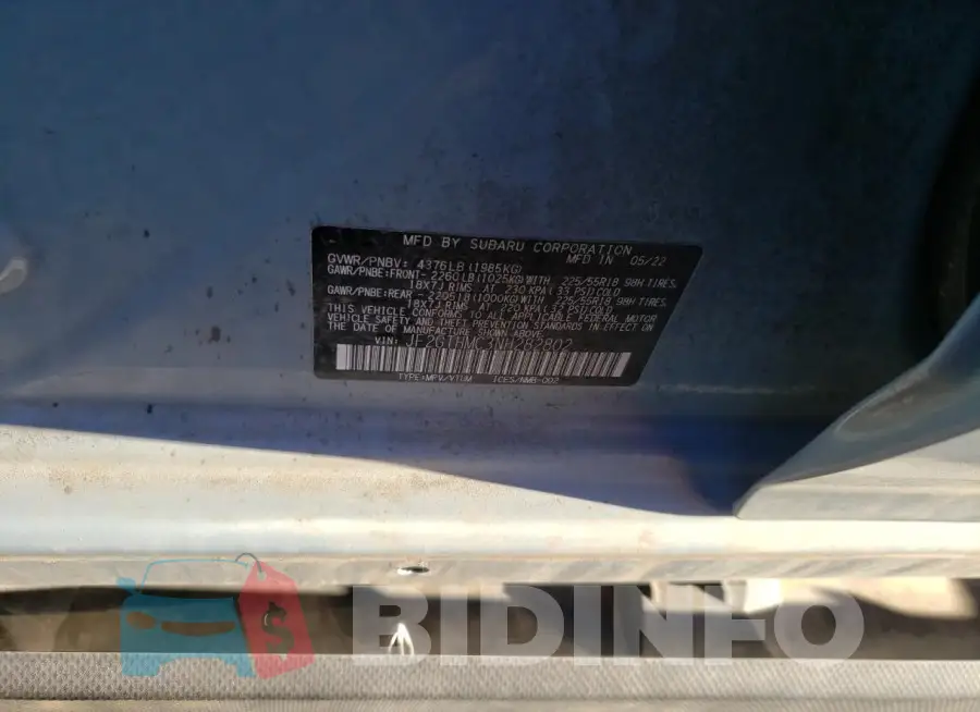 JF2GTHMC3NH282802 Photo# 13