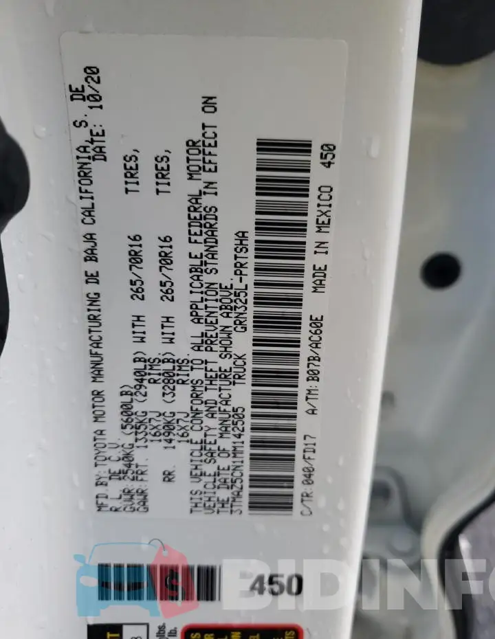 3TMAZ5CN1MM142505 Photo# 13