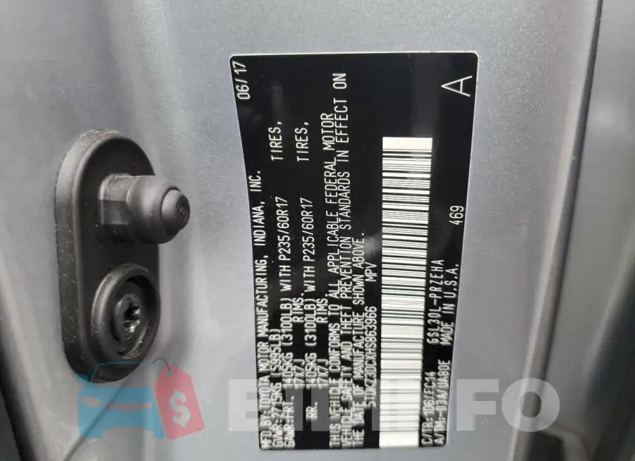 5TDKZ3DCXHS863966 Photo# 13