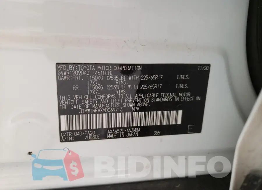 JTMW1RFVXMD069713 Photo# 13