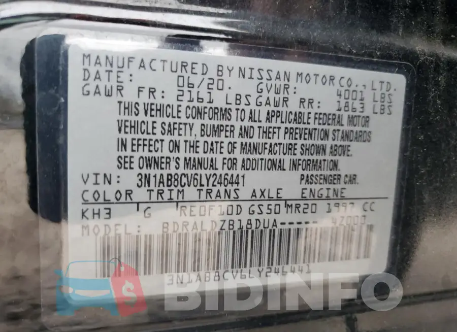 3N1AB8CV6LY246441 Photo# 12