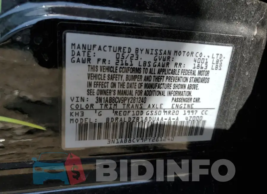 3N1AB8CV9PY281240 Photo# 12