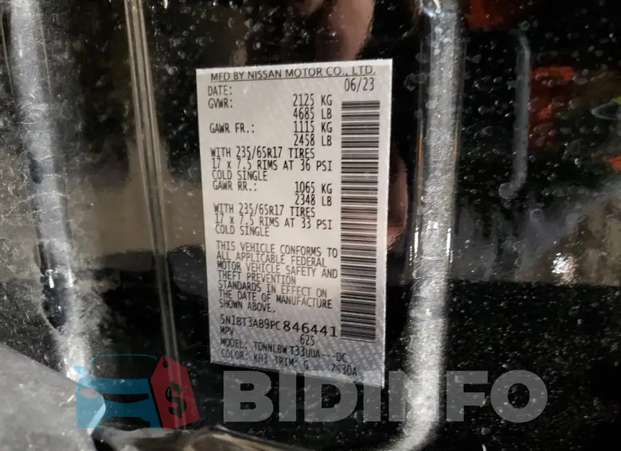 5N1BT3AB9PC846441 Photo# 12
