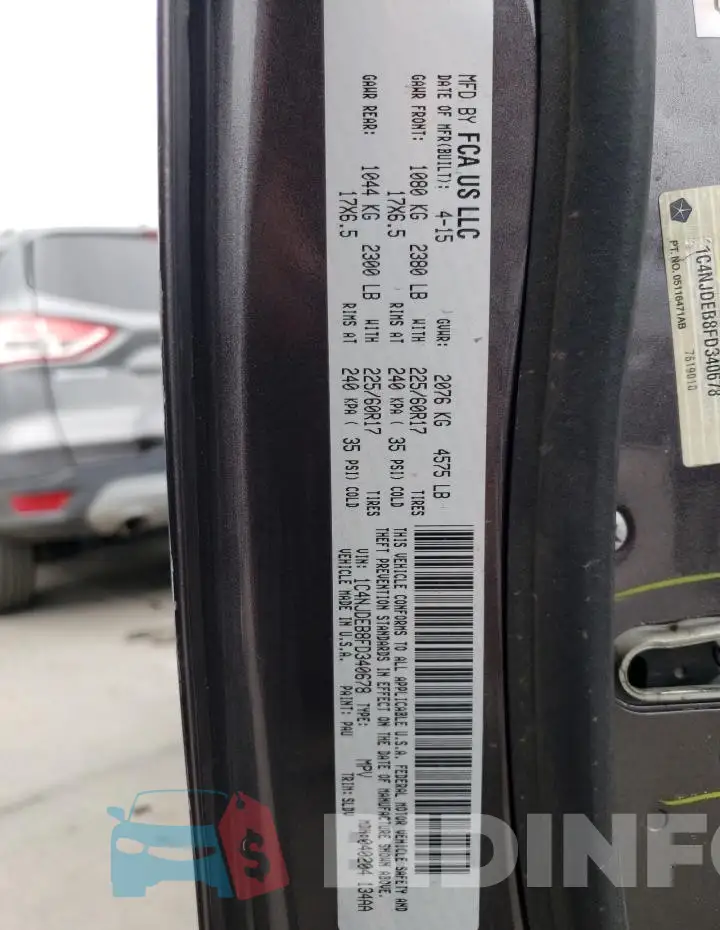 1C4NJDEB8FD340678 Photo# 14