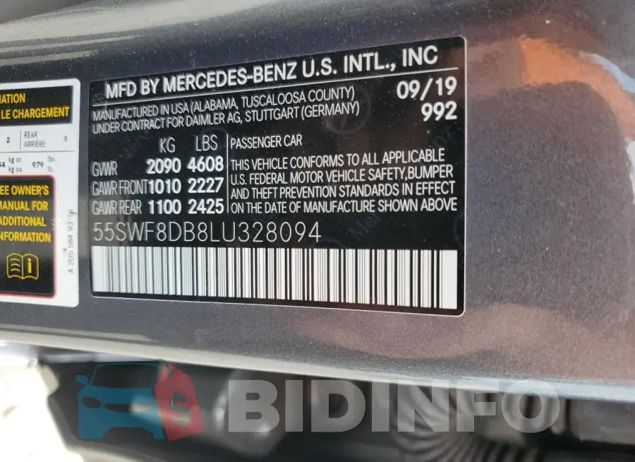 55SWF8DB8LU328094 Photo# 13
