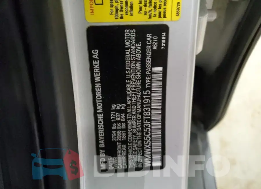 WMWXS5C53FT831915 Photo# 12