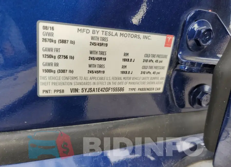 5YJSA1E42GF155586 Photo# 12