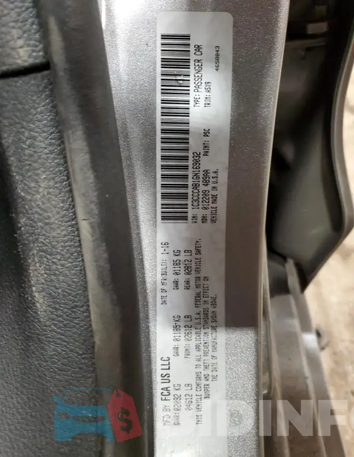 1C3CCCAB1GN169032 Photo# 12