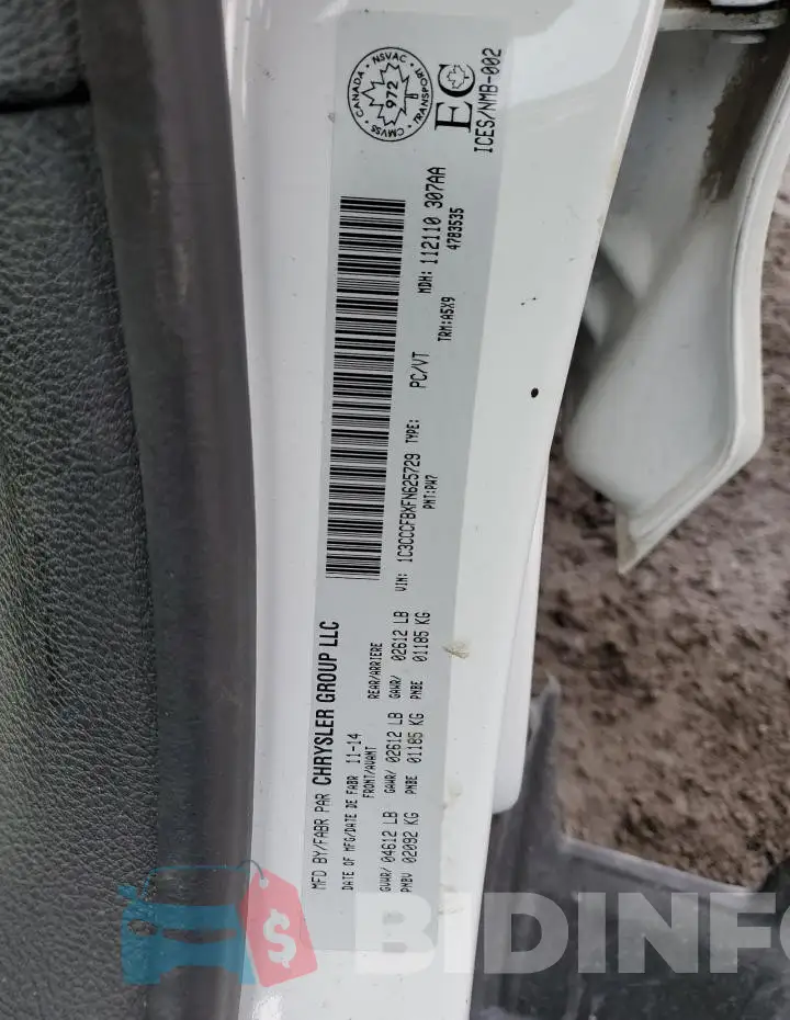 1C3CCCFBXFN625729 Photo# 12