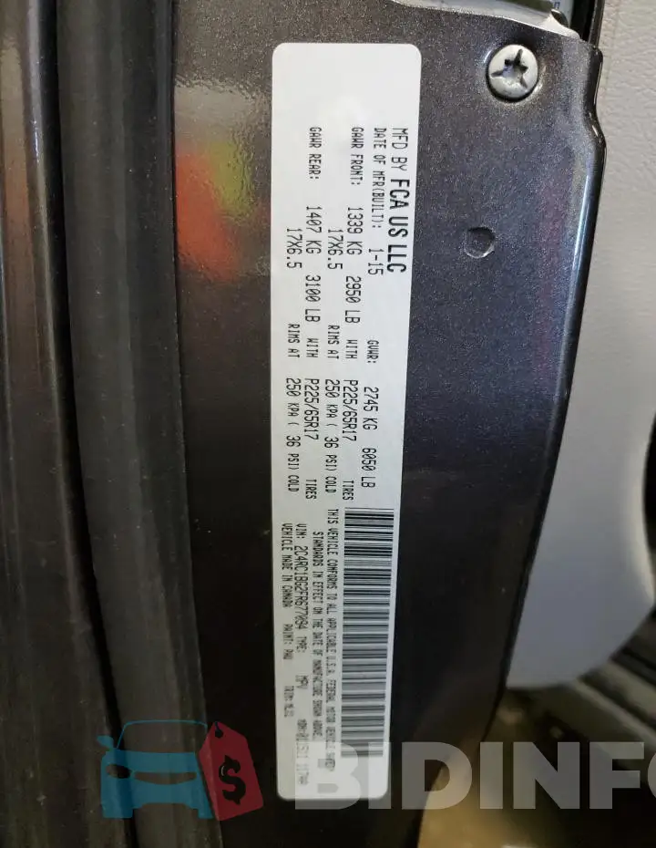 2C4RC1BG2FR677094 Photo# 13
